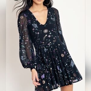 Celestial Sketch Romance Dress Blackmilk